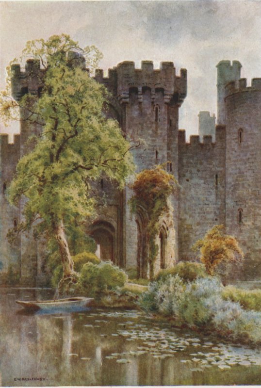 Bodiam Schloss von Ernest William Haslehust