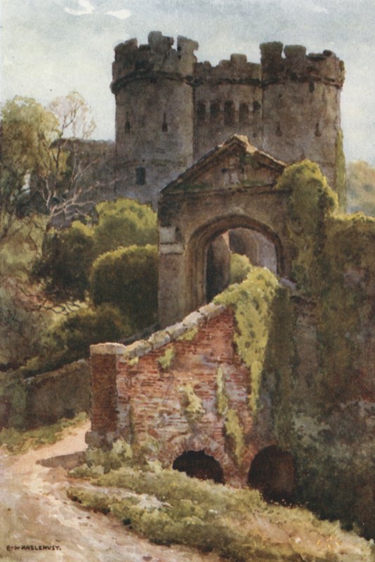 Carisbrooke Castle von Ernest William Haslehust