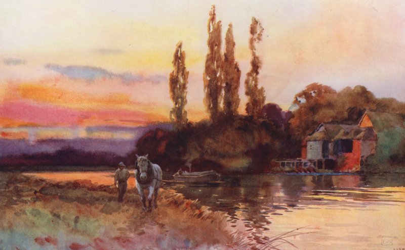 Fluss Themse: Iffley von Ernest William Haslehust