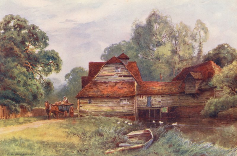 River Thames: Mapledurham Mill von Ernest William Haslehust