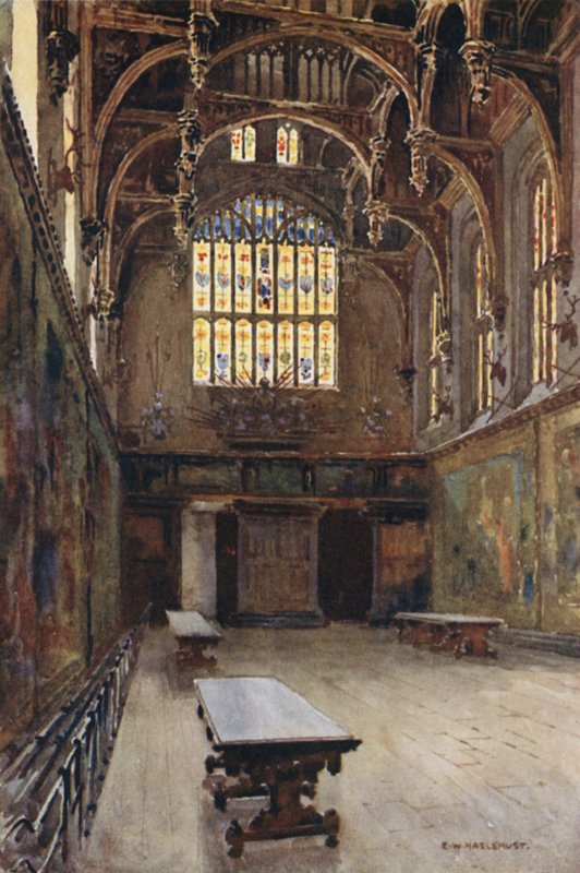 Die Große Halle von Ernest William Haslehust