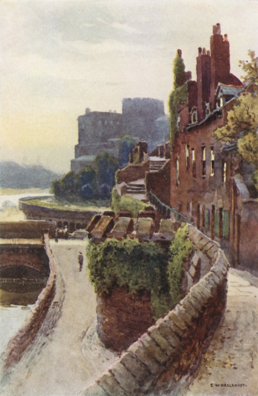 Die Mauern nahe Bridgegate von Ernest William Haslehust