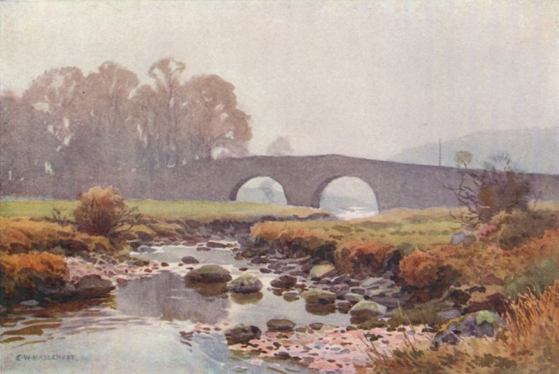 Zwei Brücken von Ernest William Haslehust