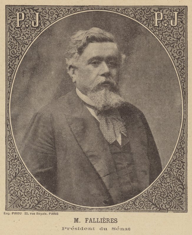 Armand Fallières, Präsident des französischen Senats von Eugene Pirou