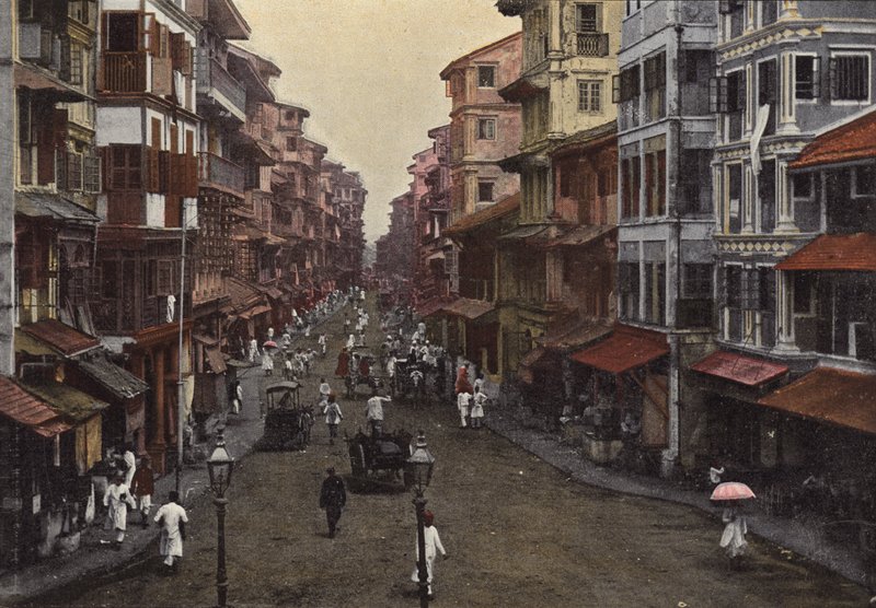 Bombay, Eine Straße in der Festung von European Photographer