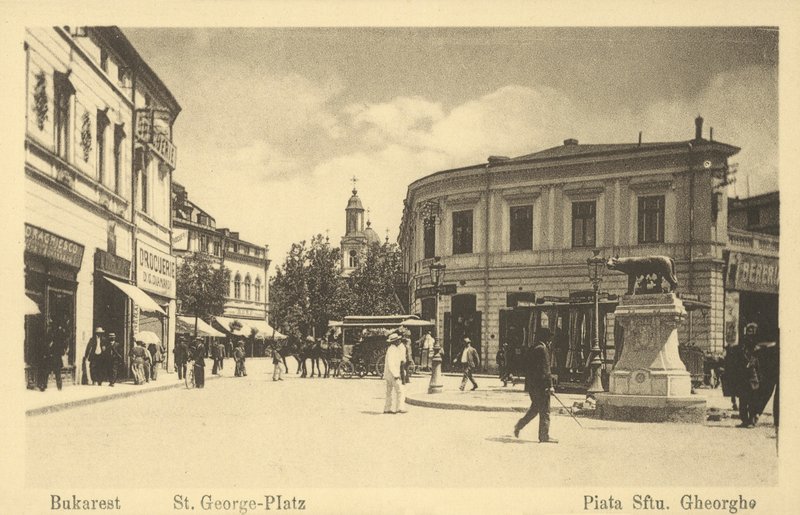 Bukarest, St. Georgs-Platz, Piata Sftu Gheorghe von European Photographer