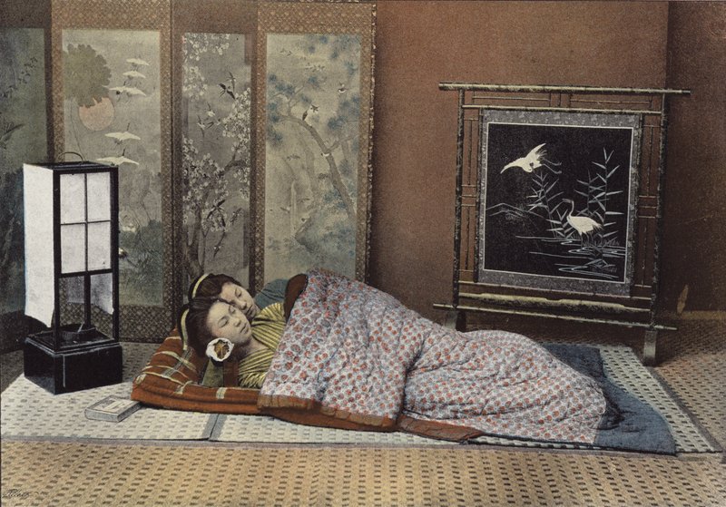 Schlafzimmer in Japan von European Photographer