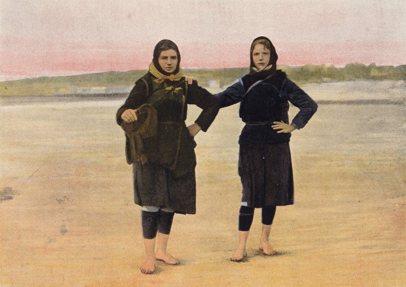 Frauen auf dem Weg zum Fischen von European Photographer