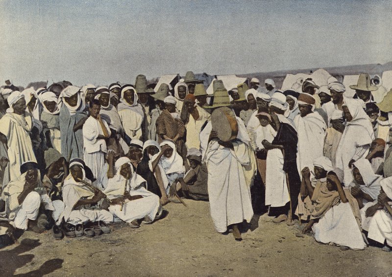 Arabischer Zauberer, Schlangenbeschwörer von European Photographer