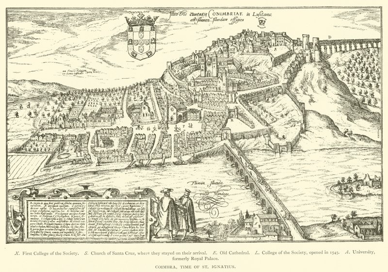 Coimbra, zur Zeit des Heiligen Ignatius von European School