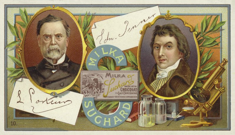 Louis Pasteur und Edward Jenner von European School