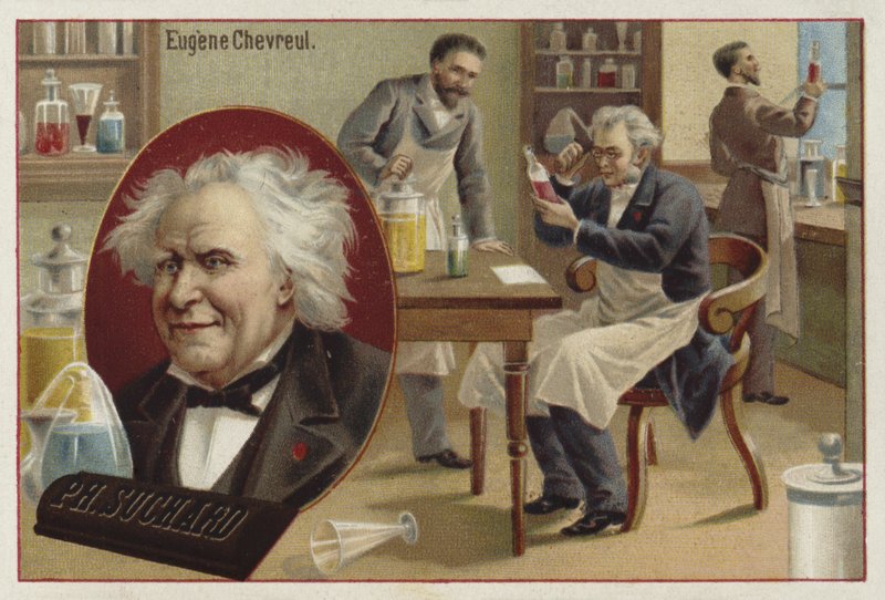 Michel Eugène Chevreul, französischer Chemiker von European School