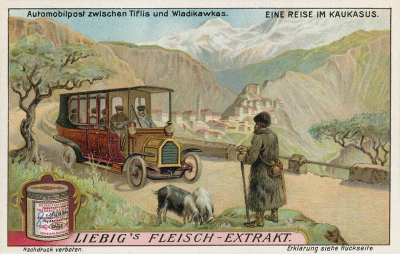 Motorisierter Postdienst zwischen Tiflis und Wladikawkas von European School
