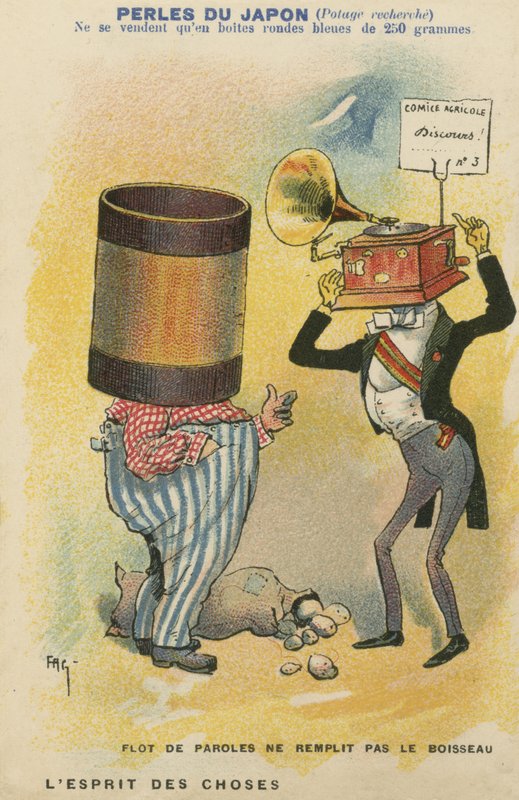 Musikalischer Cartoon von European School