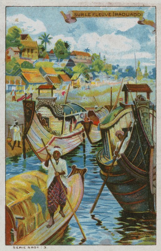 Am Fluss Irawaddy, Burma von European School