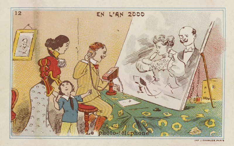 Foto-Telefon im Jahr 2000 von European School