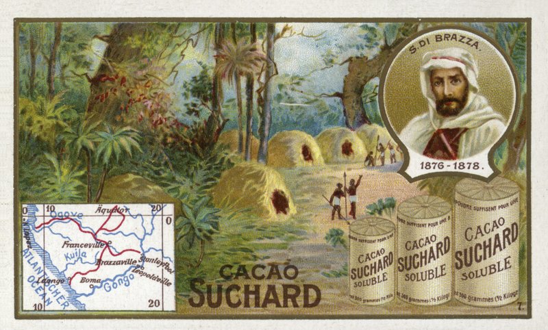 Pierre Savorgnan de Brazza, italienischer Entdecker von European School