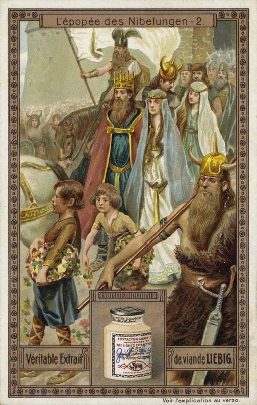 Szene aus dem Nibelungenlied von European School