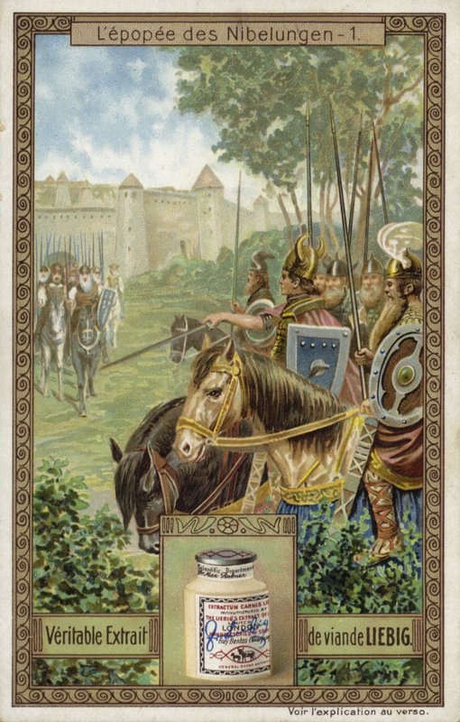 Szene aus dem Nibelungenlied von European School