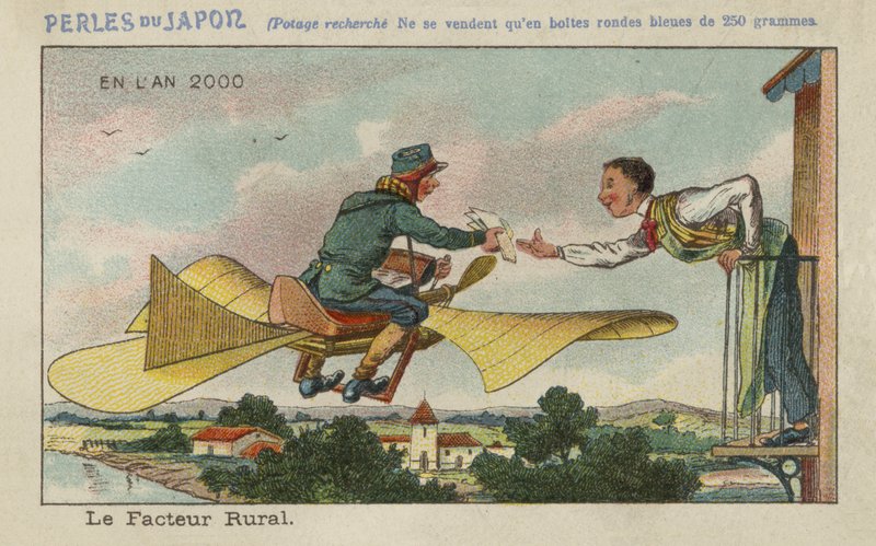 Der ländliche Postbote im Jahr 2000 von European School