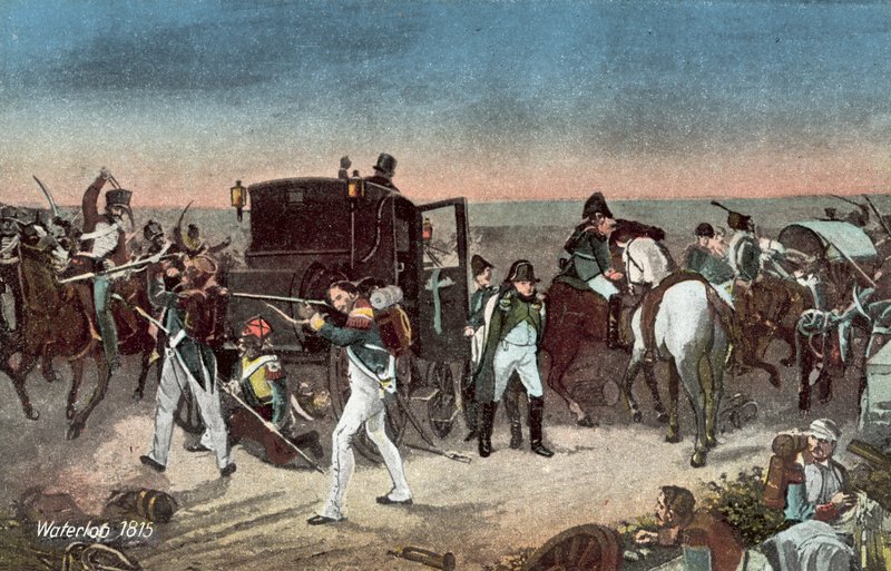 Waterloo 1815, Die Eroberung der Kutsche Napoleons von European School