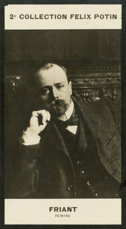 Friant, Maler (s/w Foto) von European Photographer