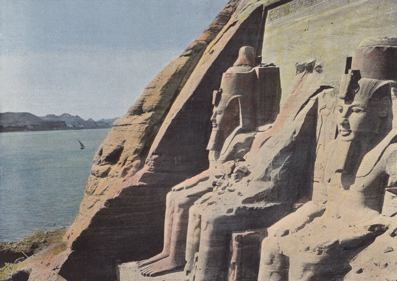 Ibsamboul, Statuen von Ramses von European Photographer