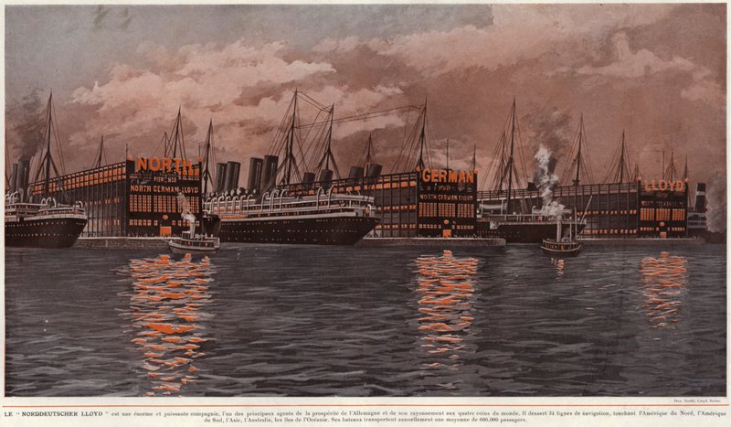Le "Norddeutscher Lloyd" (s/w Foto) von European Photographer