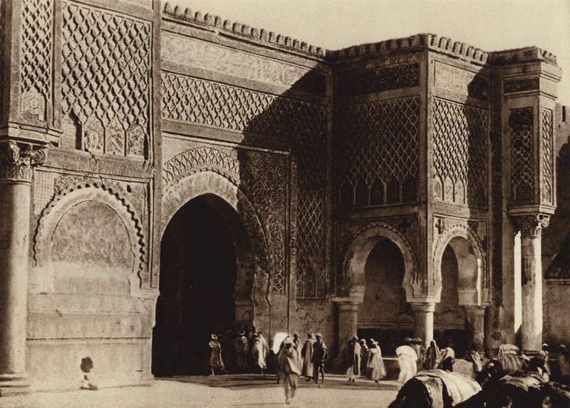 Meknes, Palasttor, Bab Mansour von European Photographer