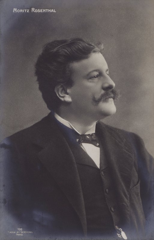 Moritz Rosenthal, polnischer Pianist und Komponist von European Photographer