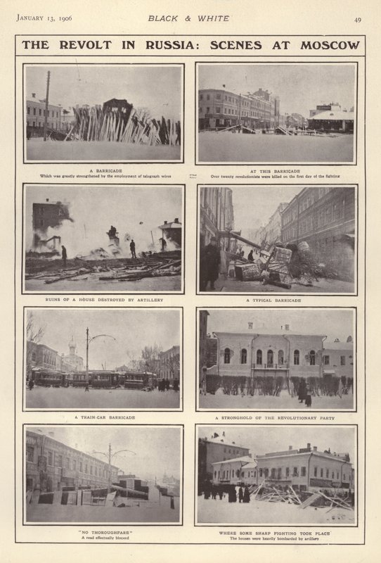 Der Aufstand in Russland, Szenen in Moskau von European Photographer