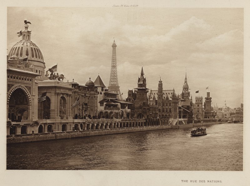 Die Rue Des Nations (s/w Foto) von European Photographer