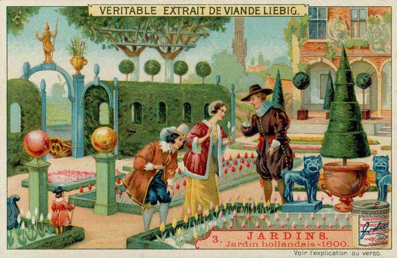 Ein niederländischer Garten des 17. Jahrhunderts von European School
