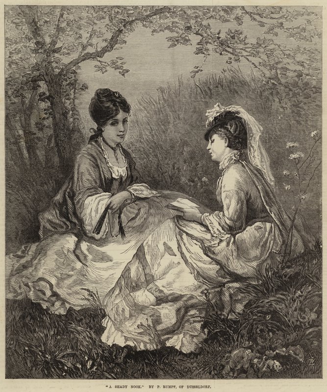 Ein schattiges Plätzchen (Gravur) von European School