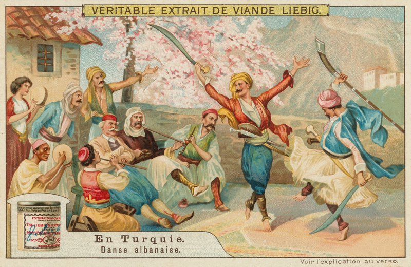 Albanische Tänzer in der Türkei von European School