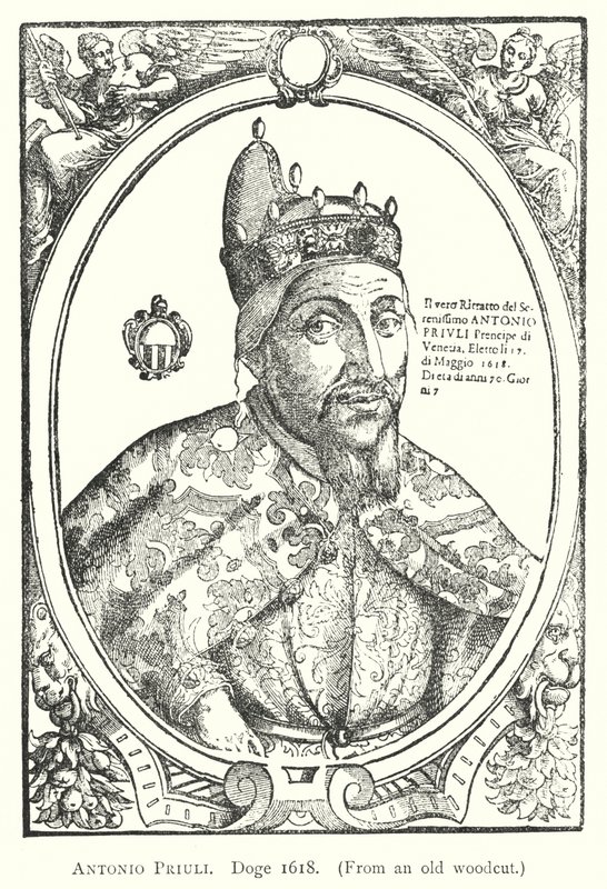 Antonio Priuli, Doge 1618 (Gravur) von European School