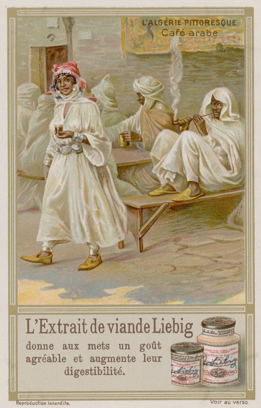 Arabisches Café in Algerien von European School