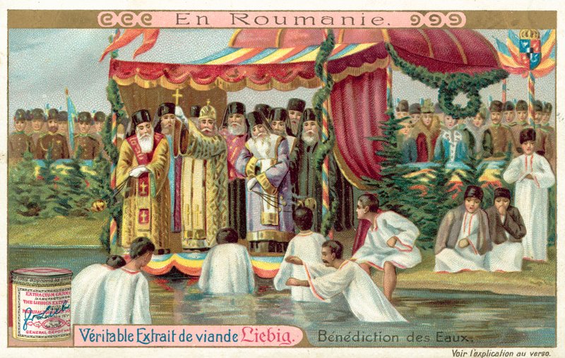 Segnung der Gewässer in Rumänien von European School