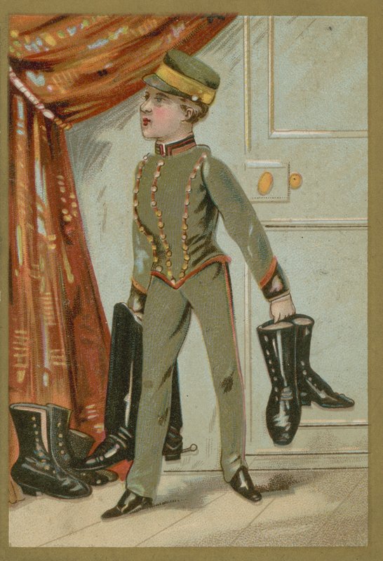 Schuhputzer von European School