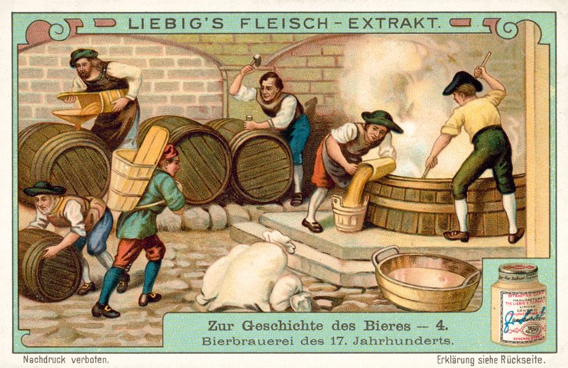 Brauerei des 17. Jahrhunderts von European School