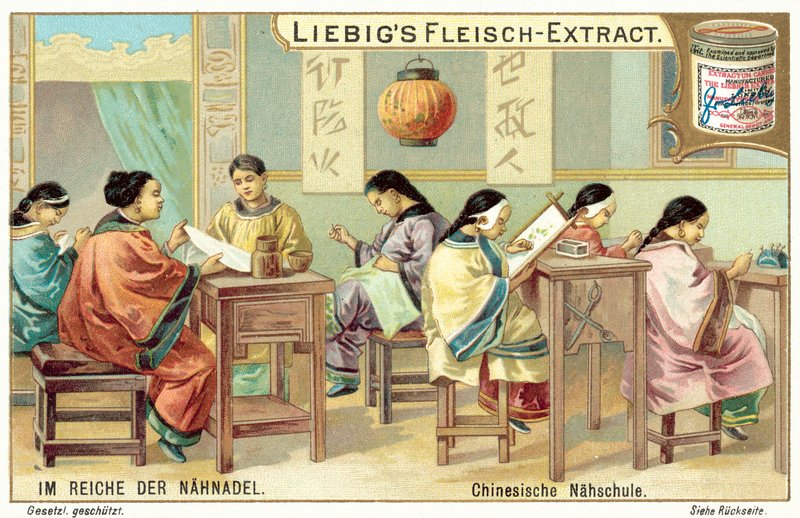 Chinesische Stickschule von European School