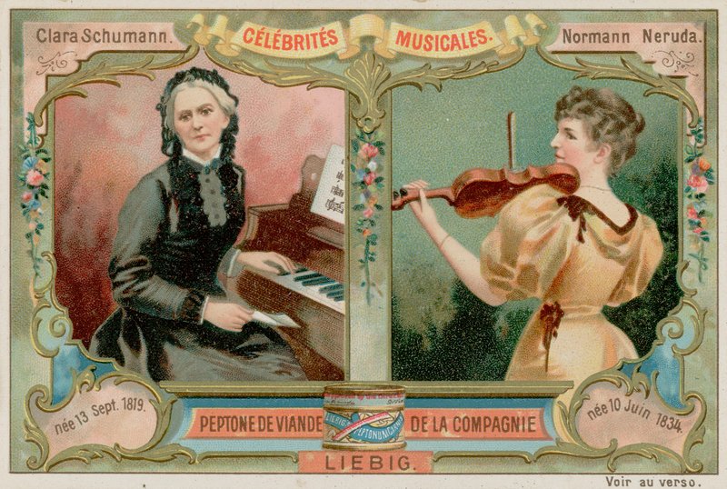 Clara Schumann und Wilma Neruda von European School