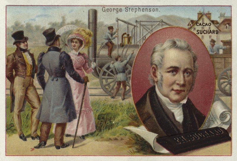 George Stephenson, englischer Ingenieur von European School