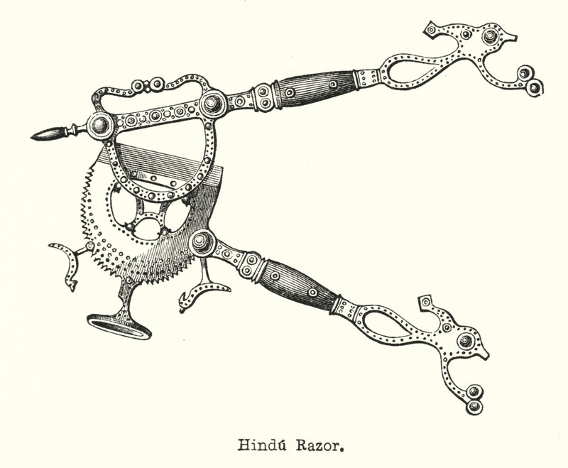 Hindu-Rasierer von European School