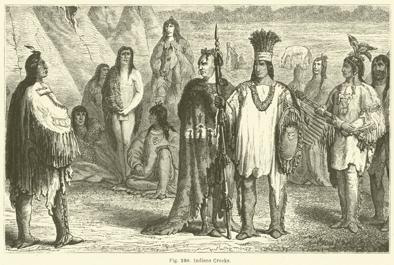 Creek-Indianer von European School