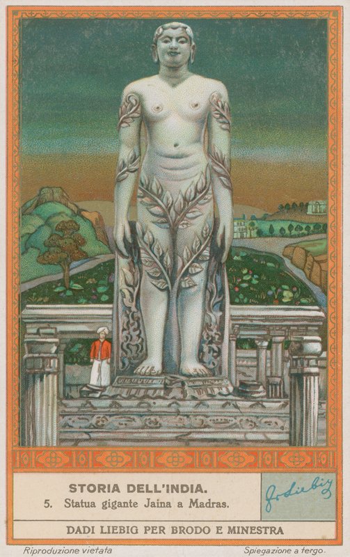 Jain-Statue in Madras (Chennai) von European School
