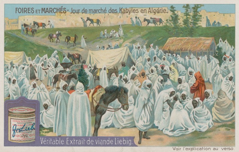 Kabyle Markttag in Algerien von European School