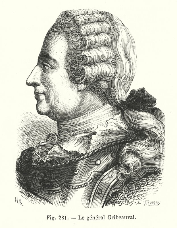 General Gribeauval (Stich) von European School