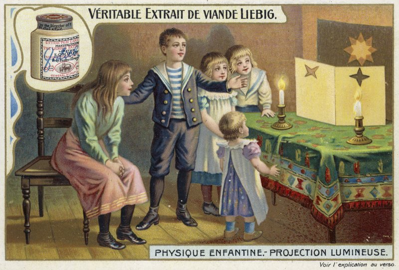 Lichtprojektion von European School