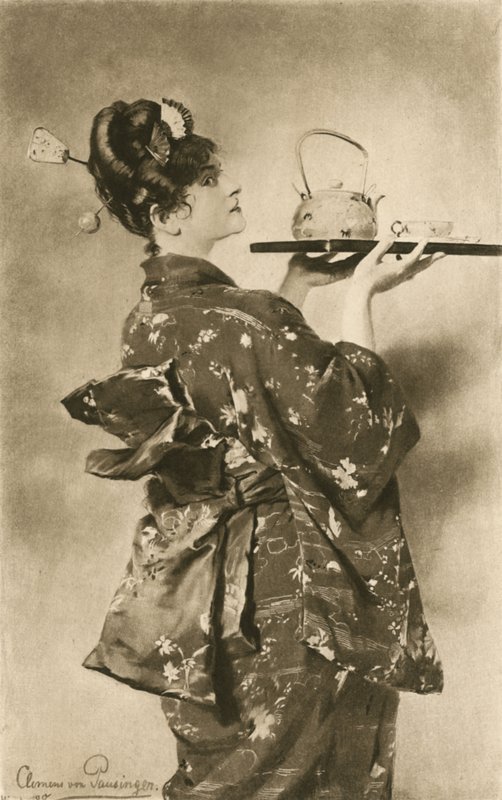 Madame Chrysantheme (Lithographie) von European School